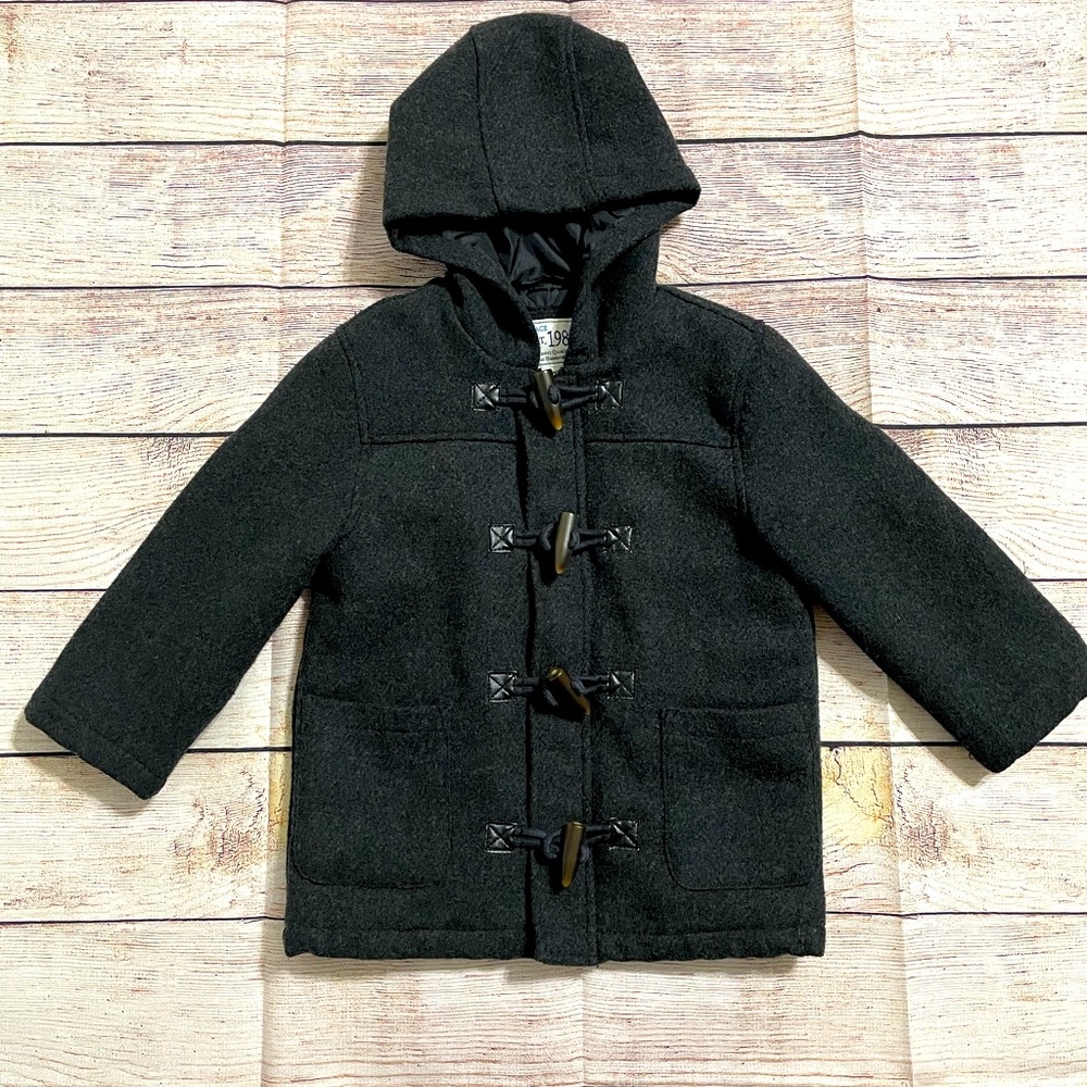 Gray Winter Peacoat - Boys size 4T - Childrens Place